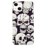 iPhone 15 Handyhülle - Leuchtendes Case - Softcase Image Plastik Series - Totenkopf