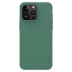 Nillkin - iPhone 15 Pro Max Hülle - Plastik Case - Super Frosted Shield MagSafe Series - dunkelgrün