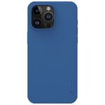 Nillkin - iPhone 15 Pro Max Hülle - Kunststoff Case - Super Frosted Shield Pro Series - blau