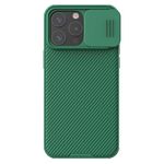 Nillkin - iPhone 15 Pro Hülle - Kunststoff Hardcase - CamShield Pro Series - dunkelgrün