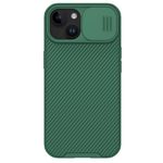 Nillkin - iPhone 15 Plus Hülle - Kunststoff Hardcase - CamShield Pro Series - dunkelgrün