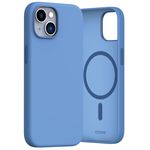 Araree - iPhone 15 Hülle - Silikon Softcase - MagSafe kompatibel - Typoskin M Series - blau