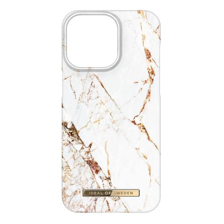 iDeal of Sweden - iPhone 15 Pro Max Hülle - Printed Case - Carrara Gold