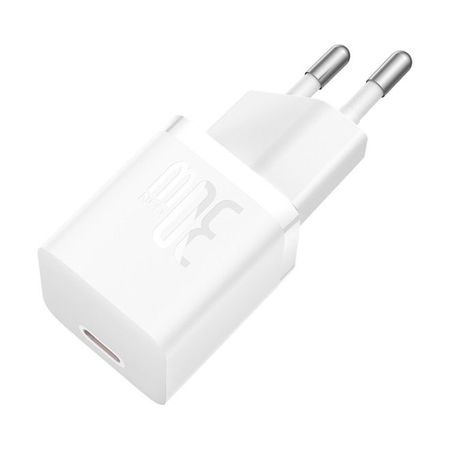 Baseus - GaN5 Mini Fast Charger (30W) - USB-C Ladegerät - 1x USB-C Port - weiss