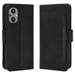 For OnePlus Nord N20 5G / Oppo Reno7 Lite Hülle - Leder Case mit Standfunktion - schwarz