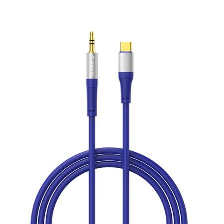 ORICO - USB Typ-C auf 3.5mm Audio Anschluss Adapter (1m) - AUX Kabel - AXC Series - blau