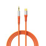 ORICO - USB Typ-C auf 3.5mm Audio Anschluss Adapter (1m) - AUX Kabel - AXC Series - orange