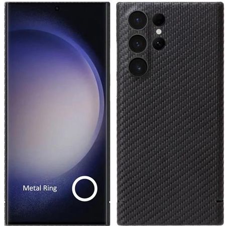 Filono - Samsung Galaxy S23 Ultra Premium Hülle - aus echtem Carbon - schwarz