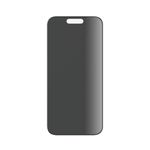 PanzerGlass - iPhone 15 Pro Displayschutz aus gehärtetem Glas - Privacy Ultra Wide Fit (P2810) - schwarz