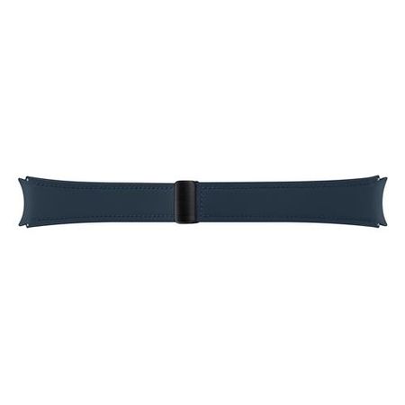 Samsung - Original Galaxy Watch6 (Classic) / Watch5 (Pro) / Watch4 (Classic) Hybrid Lederarmband - Grösse L - D-Buckle Hybrid Eco-Leather Series - blau