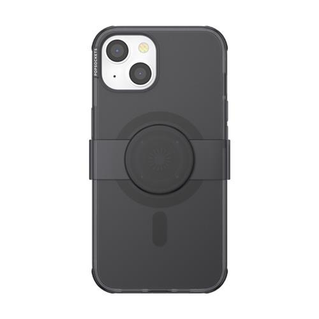 PopSockets - iPhone 14 / 13 Hülle - Backcover mit Popsockets - mit MagSafe - schwarz