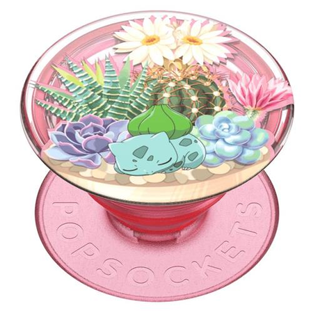 PopSockets - Finger Griff Halterung - PopGrip Premium - Pokemon Series - Bulbasaur Terrarium