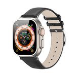 Dux Ducis - Apple Watch (41/40/38mm) Echtleder Armband - YS Series - schwarz