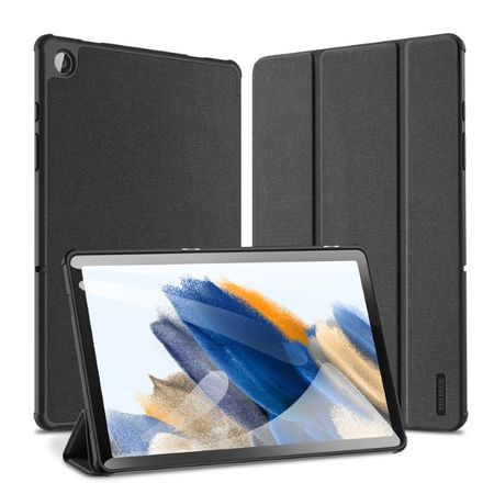 Dux Ducis - Samsung Galaxy Tab A9+ Hülle - Leder Smart Flip Case - Domo Series - schwarz