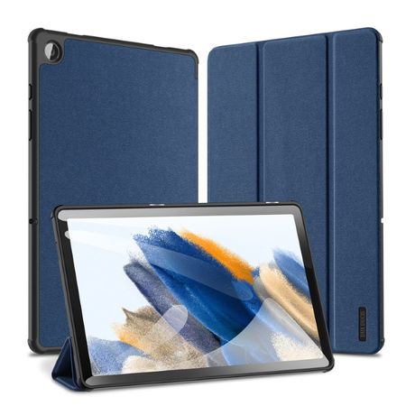 Dux Ducis - Samsung Galaxy Tab A9+ Hülle - Leder Smart Flip Case - Domo Series - blau
