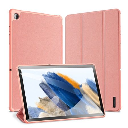 Dux Ducis - Samsung Galaxy Tab A9+ Hülle - Leder Smart Flip Case - Domo Series - pink