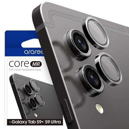 Araree - Samsung Galaxy Tab S9+ / S9 Ultra Kamera Schutzglas - Core MR Series - schwarz