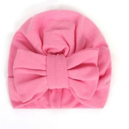 Turban Mütze für Kinder (0-3 Jahren) - Beanie mit Schleife - Balleen Series - pink