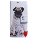Samsung Galaxy S23 FE Handy Hülle - Leder Bookcover Image Series - Mops