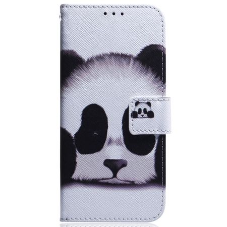 Samsung Galaxy S23 FE Handy Hülle - Leder Bookcover Image Series - Panda