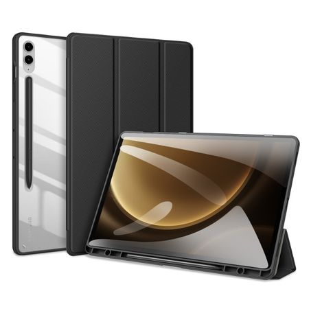 Dux Ducis - Samsung Galaxy Tab S9 FE+ Hülle - Leder Bookcover - Toby Series - schwarz