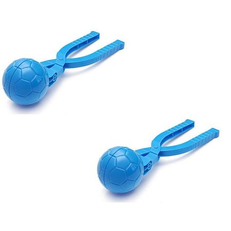 Schneeballzange (2er-Set) - Winter Outdoor Spielzeug - Schneeball Maker - blau