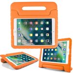 iPad 10.2 (2021) Schockresistente Schaumstoff Schutz Hülle mit Griff + Standfunktion - Orange