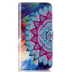 Samsung Galaxy S24 Ultra Handy Hülle - Leder Bookcover Image Series - Mandala Blume