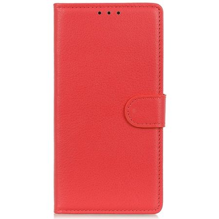 Xiaomi 14 Pro Handy Hülle - Litchi Leder Bookcover Series - rot