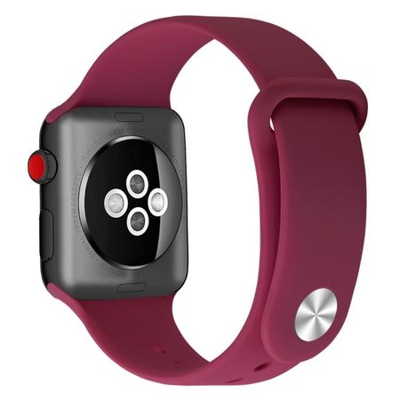 Apple Watch (41/40/38mm) Silikon Armband - Snap Series - hot pink