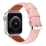 Apple Watch (49/45/44/42mm) Echtleder Armband - Genuine Series - rosa