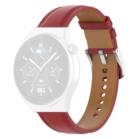 Samsung Galaxy Watch6 / Watch6 Classic / Watch5 / Watch5 Pro / Watch4 Echtleder Armband - Genuine Series - rot