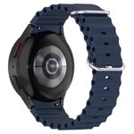 Samsung Galaxy Watch6 / Watch6 Classic / Watch5 / Watch5 Pro / Watch4 Silikon Armband - Solid Series - dunkelblau