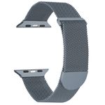 Apple Watch (49/46/45/44/42mm) Metall Armband - Milanese Series - space grau