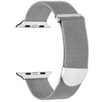 Apple Watch (42/41/40/38mm) Metall Armband - Milanese Series - silber