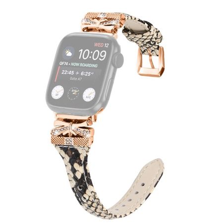 Apple Watch (41/40/38mm) Leder Armband - Ladies Series - snake