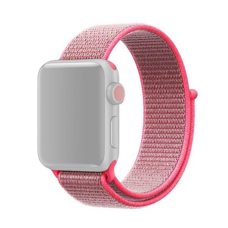 Apple Watch (49/45/44/42mm) Nylon Armband - Sport Series - pink