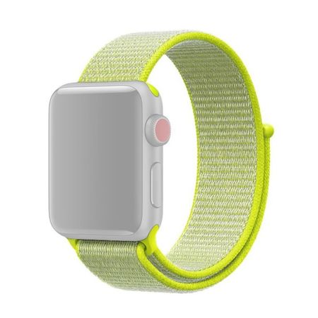 Apple Watch (49/46/45/44/42mm) Nylon Armband - Sport Series - gelb