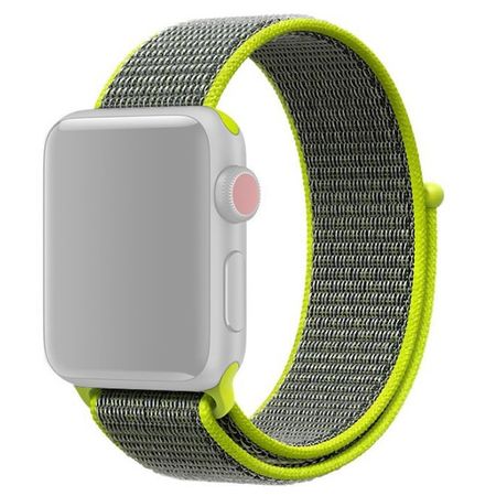 Apple Watch (42/41/40/38mm) Nylon Armband - Sport Series - grün