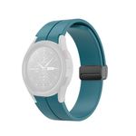 Samsung Galaxy Watch6 / Watch6 Classic / Watch5 / Watch5 Pro / Watch4 Silikon Armband - Buckle Series - dunkelblau