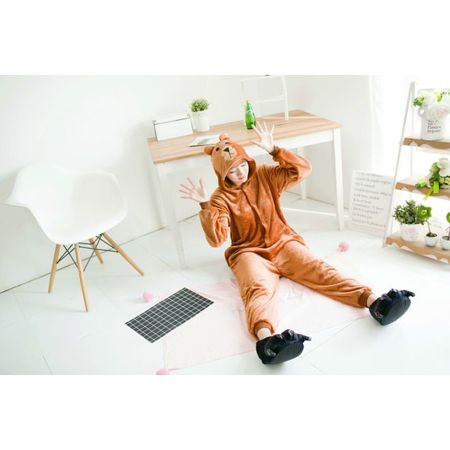 Festicy Bärenkostüm Horror Set | Komplett-Kostüm Mit Maske & Kunstblut Für Halloween