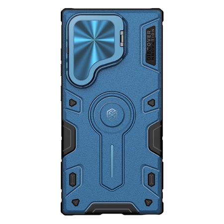 Nillkin - Samsung Galaxy S24 Ultra Hülle - Robustes Hardcase - CamShield Armor Prop Series - blau