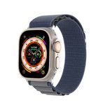 Dux Ducis - Apple Watch (49/45/44/42mm) Armband - Nylon Textur - GS Series - blau