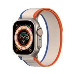 Dux Ducis - Apple Watch (41/40/38mm) Armband - Nylon Textur - YJ Series - orange/beige