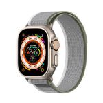 Dux Ducis - Apple Watch (49/46/45/44/42mm) Armband - Nylon Textur - YJ Series - grün/grau