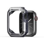 Dux Ducis - Apple Watch (40mm) Silikon und PC Hülle - Tamo Series - transparent/dunkelblau