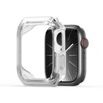 Dux Ducis - Apple Watch (45mm) Silikon und PC Hülle - Tamo Series - transparent/weiss