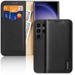 Dux Ducis - Samsung Galaxy S24 Ultra Hülle - Handy Leder Case - Hivo Series - schwarz