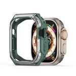 Dux Ducis - Apple Watch (49mm) Silikon und PC Hülle - Tamo Series - transparent/grün