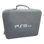 Sony PlayStation 5 Slim Storage Box Aufbewahrungs- und Reisetasche - Schutztasche für PS5 Slim - grau